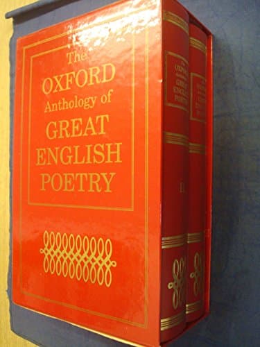 Oxford Anthology of Great English Poetry: Spenser to Crabbe/Blake to Heane poster