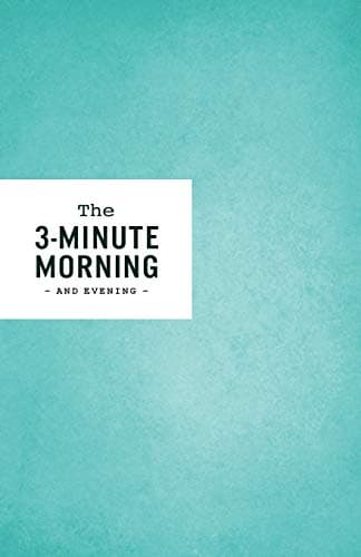 3-Minute Morning Journal: Intentions & Reflections for a Powerful Life poster