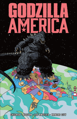 Godzilla Vs. America: Boston, Chicago, Kansas City, Los Angeles poster