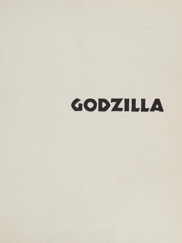 Godzilla poster