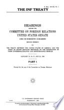 The INF Treaty: January 25, 26, 27, and 28, 1988 poster