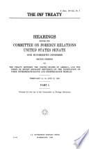 The INF Treaty: February 16, 18, and 19, 1988 poster
