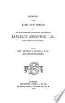 Memoirs of the life and works of the right honorable, and right rev. father in god Lancelot Andrewes, D.D., Lord Bishop of Winchester poster