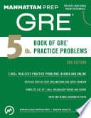 5 lb. Book of GRE Practice Problems poster