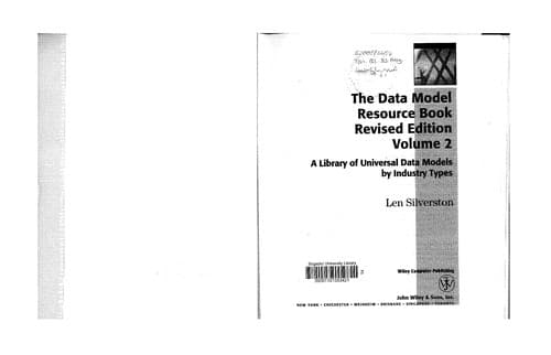 The Data Model Resource Book poster