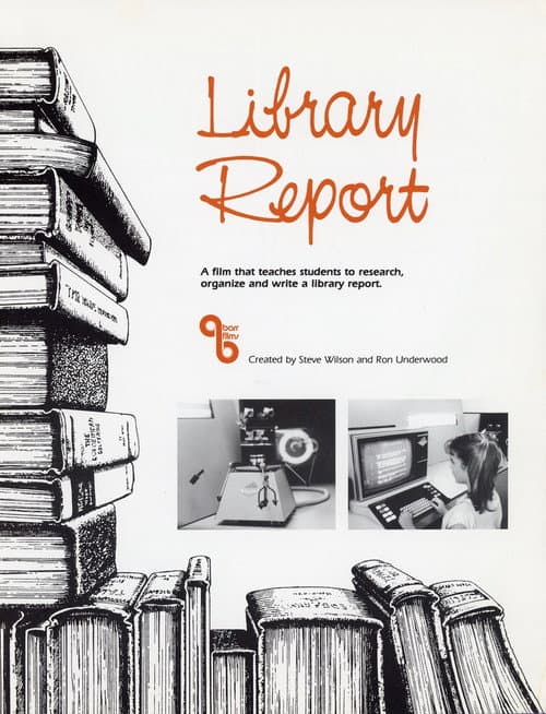 Library Report poster