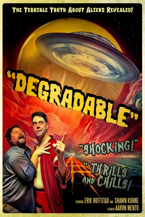 Degradable poster