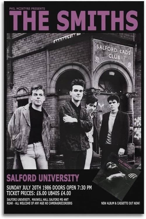 The Smiths: Salford University poster