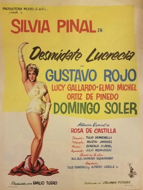 Desnúdate, Lucrecia poster