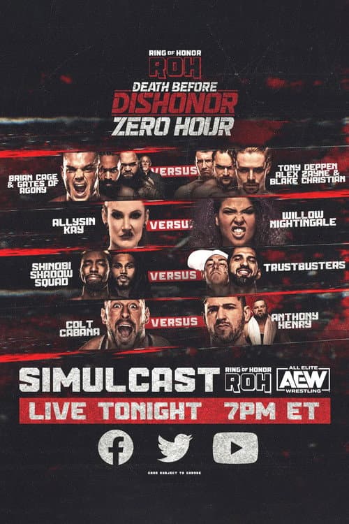 ROH: Death Before Dishonor 2022: Zero Hour poster