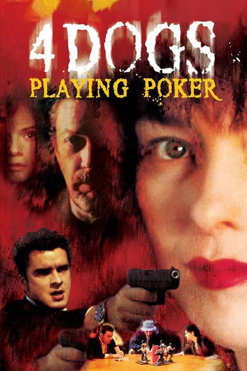 Four Dogs Playing Poker poster