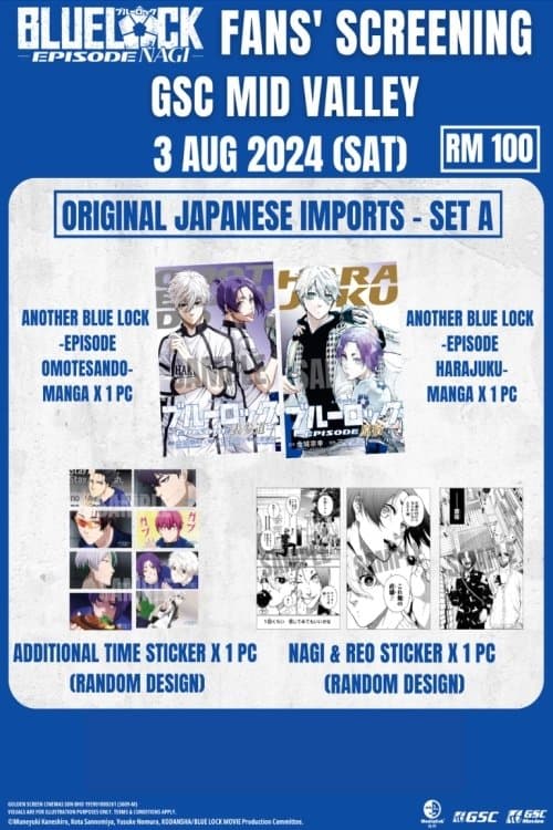 (SPECIAL) BLUE LOCK JAPAN IMPORT SET A poster