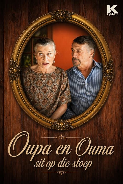 Oupa en Ouma Sit op die Stoep poster