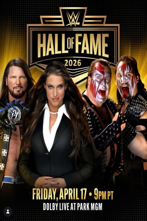 WWE Hall Of Fame 2026 poster