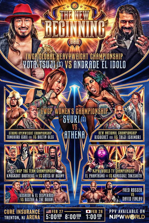 NJPW The New Beginning USA 2026 poster