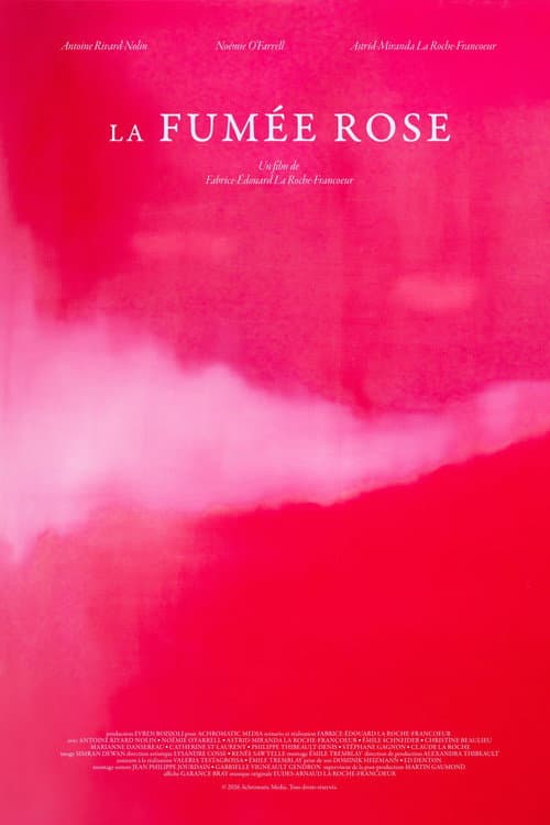 La fumée rose poster