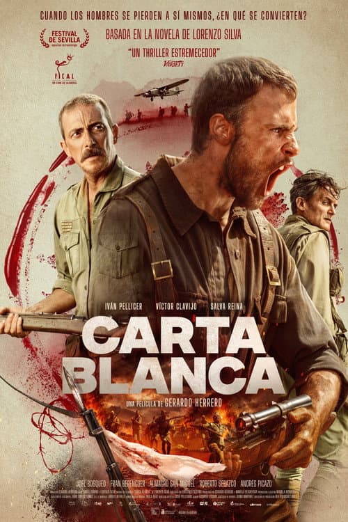 Carta blanca poster