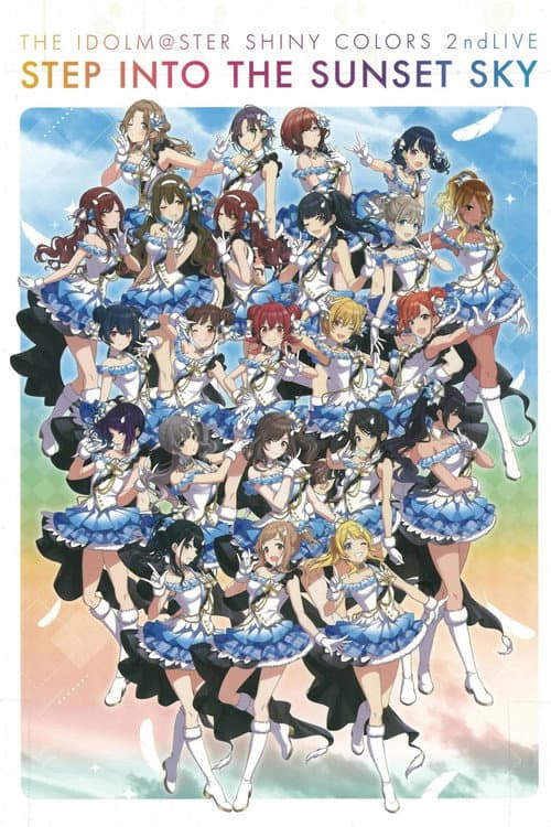 THE IDOLM@STER SHINY COLORS 2ndLIVE STEP INTO THE SUNSET SKY poster