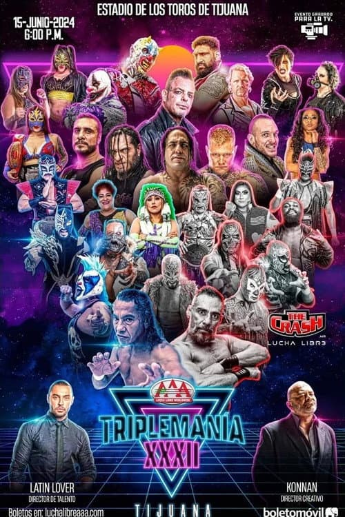 AAA TripleMania XXXII: Tijuana poster