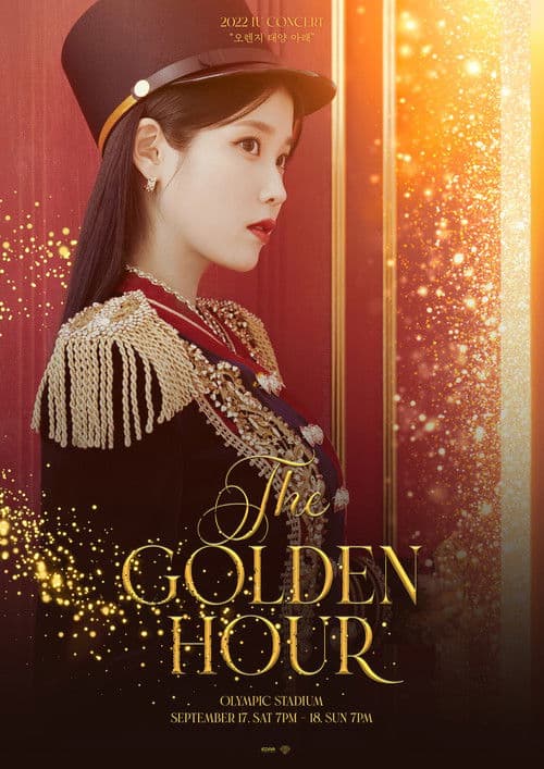 IU CONCERT [The Golden Hour : Under The Orange Sun] poster