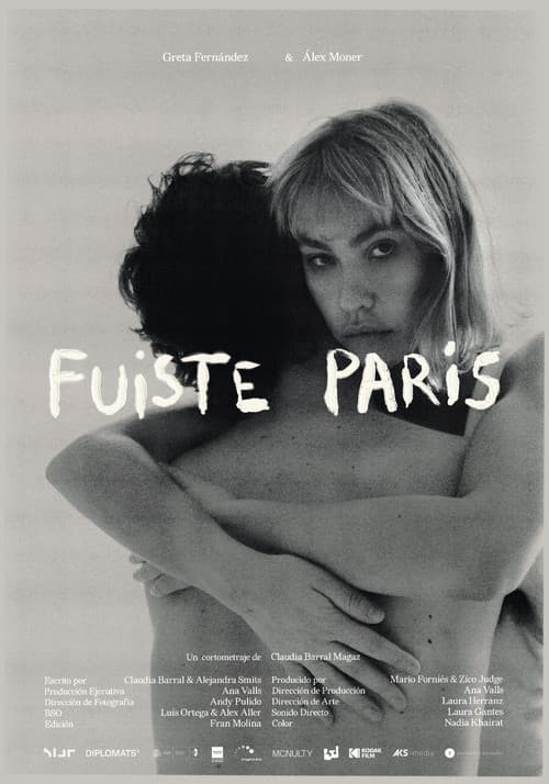 Fuiste París poster