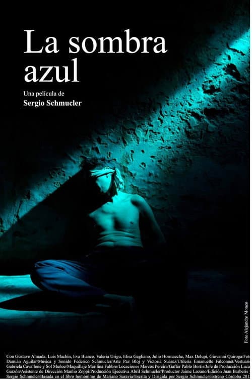 La sombra azul poster