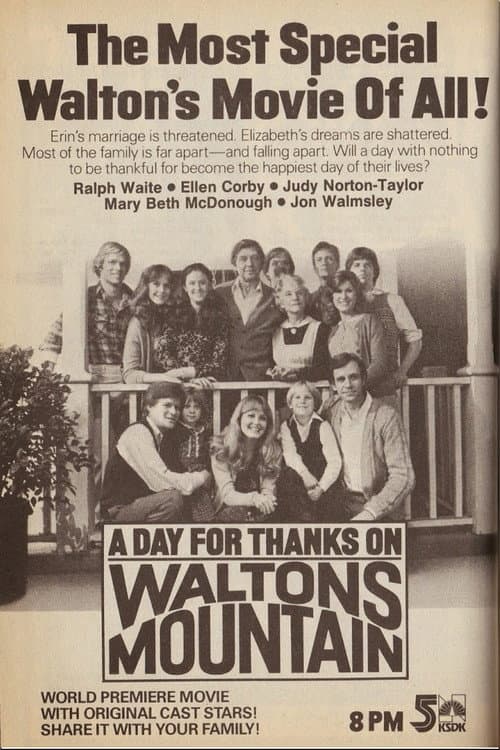 A Day for Thanks on Waltons Mountain poster