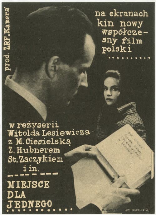 Miejsce dla jednego poster