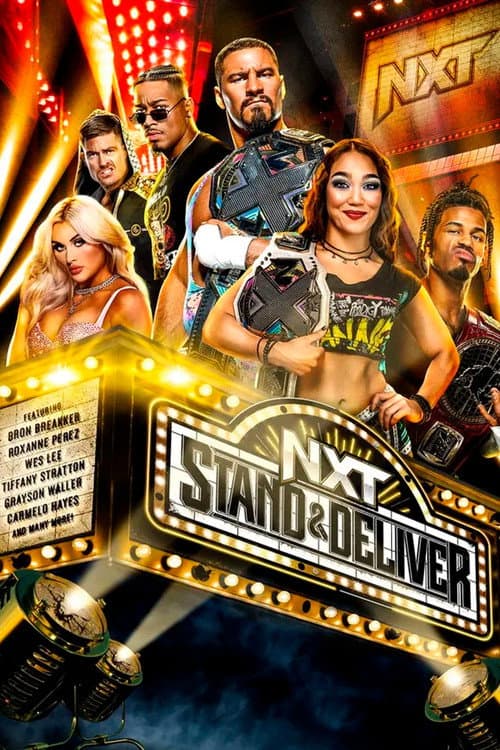 WWE NXT Stand & Deliver 2023 poster