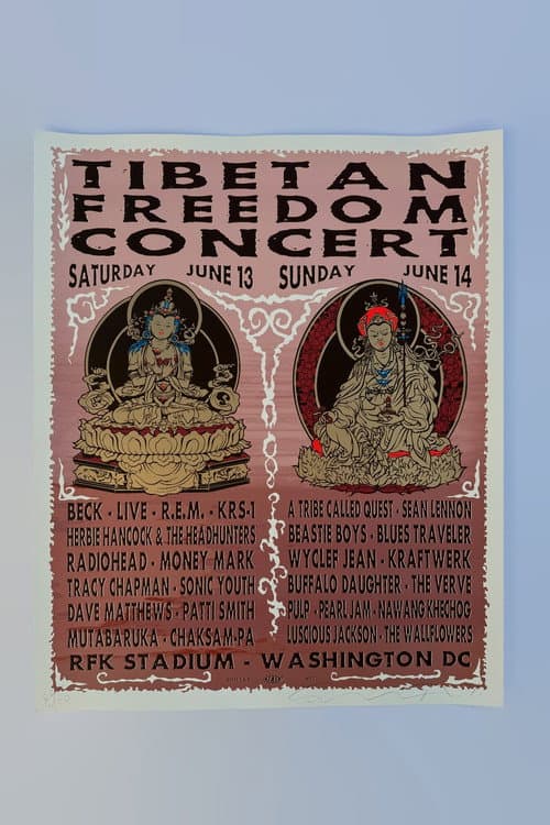 Radiohead: Tibetan Freedom Concert poster