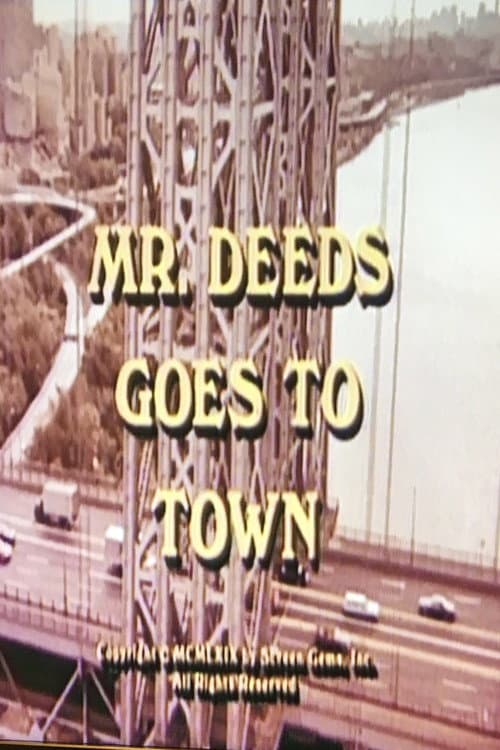 Mr. Deeds Goes to Town poster