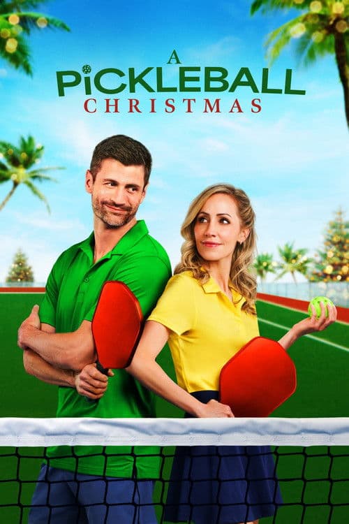 A Pickleball Christmas poster