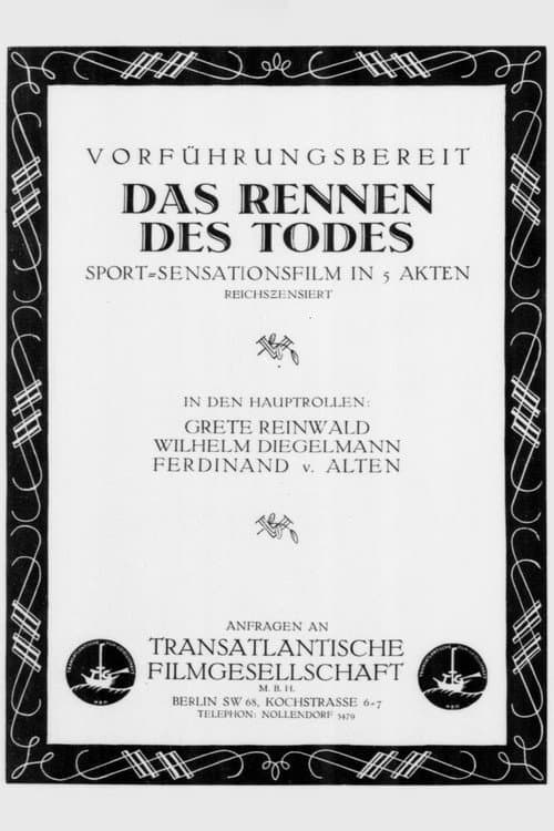 Das Rennen des Todes poster