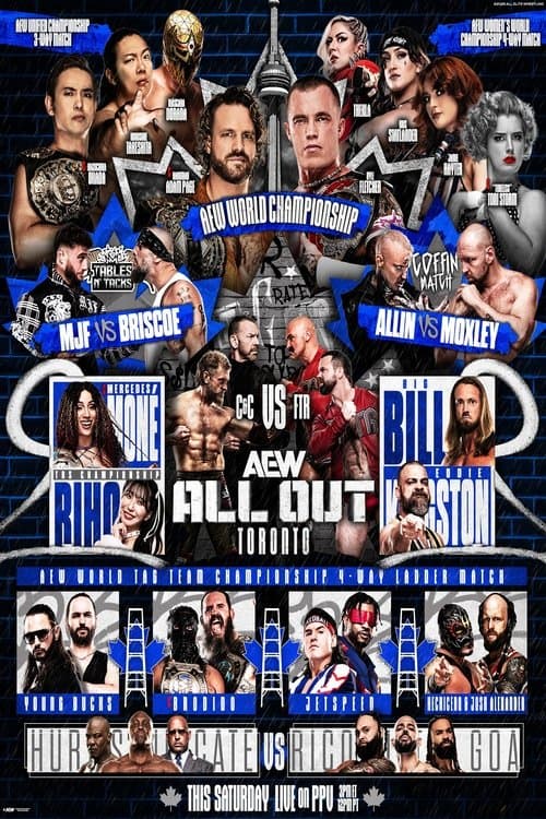 AEW All Out 2025 poster