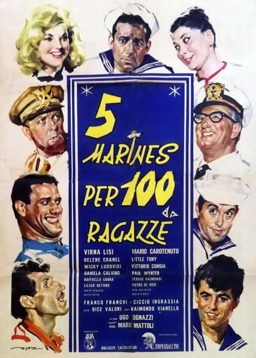 5 Marines for 100 Girls poster