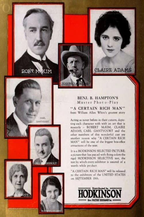 A Certain Rich Man poster