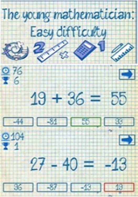 The young mathematician: Easy difficulty poster