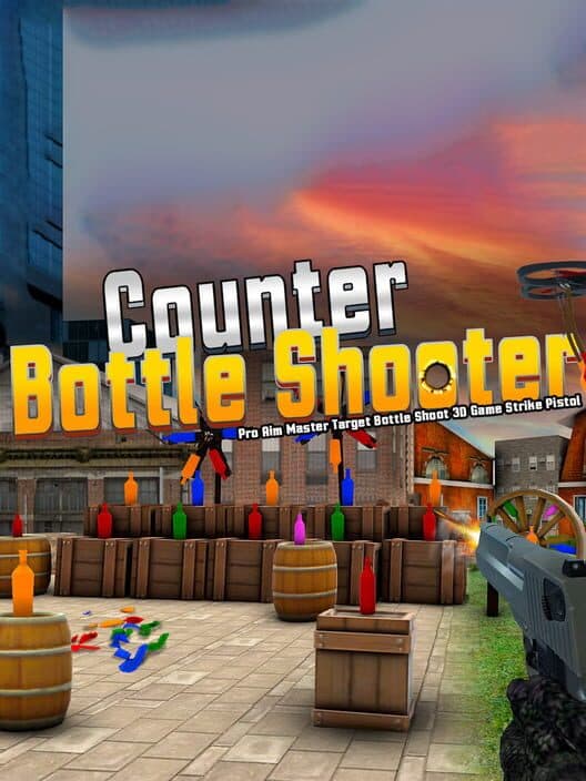 Counter Bottle Shooter: Pro Aim Master Target Bottle Shoot 3D Game Strike Pistol poster