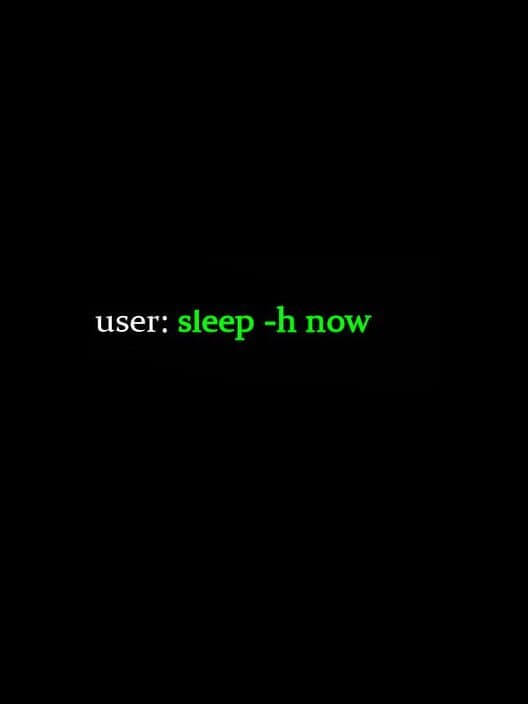 Sleep: H Now poster