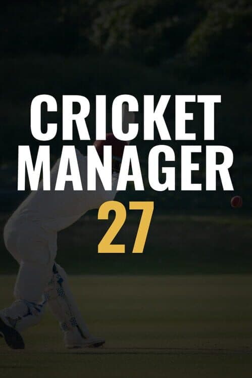 Cricket Manager 27 poster
