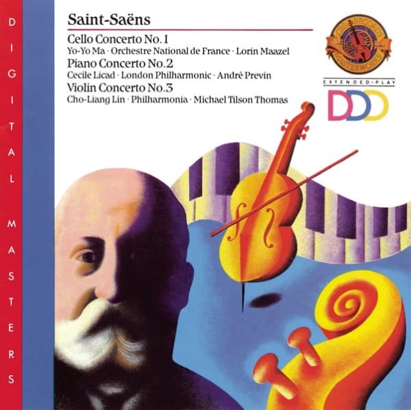 Saint-Saëns: Cello Concerto No. 1 - Piano Concerto No. 2 - Violin Concerto No. 3 poster