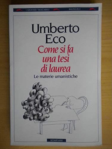 Come si fa una tesi di laurea. Le materie umanistiche poster