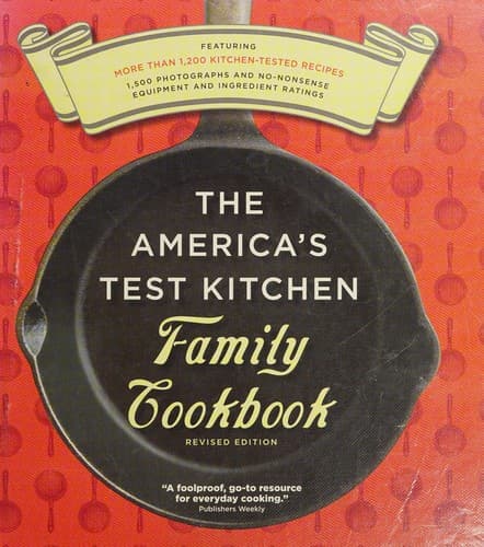 The America's Test Kitchen Family Cookbook poster
