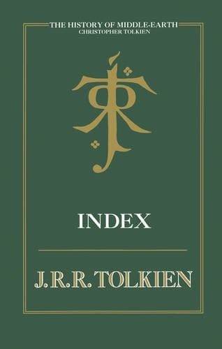 The History of Middle Earth Index poster