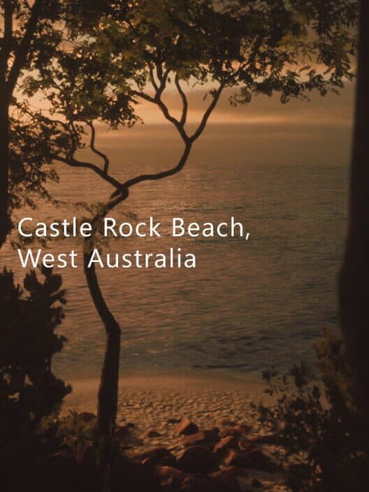 Castle Rock Beach, West Australia poster